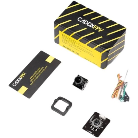 Hot Sales 14X14mm Caddx Baby Ratel 2 Nano Size 1200TVL 3G FOV165 Starlight Low Latency Day and Night Camera for RC Drone